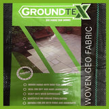 3.3m x 50m Ground Cover Membrane / Heavy Duty Weed Fabric 100g